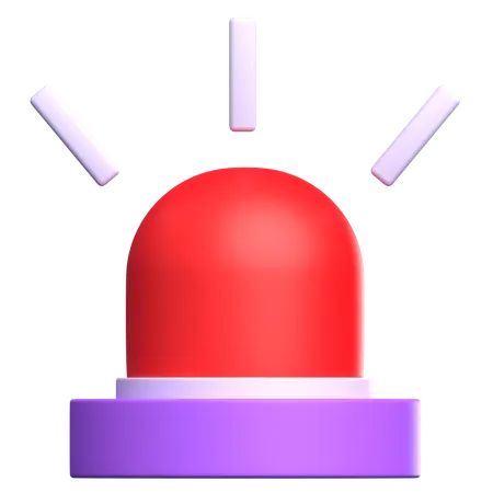 Emergency Siren  3D Icon