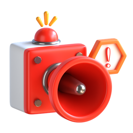 Emergency Siren  3D Icon