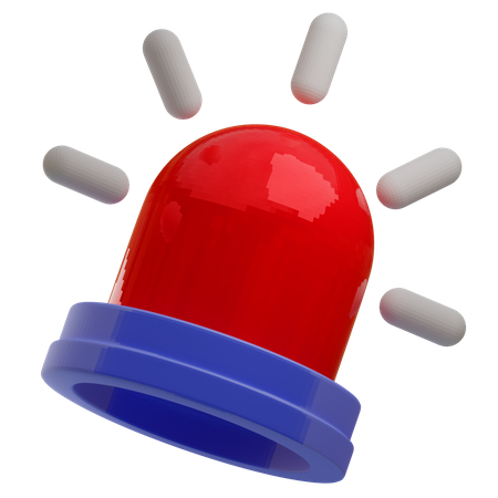 Emergency Siren  3D Icon