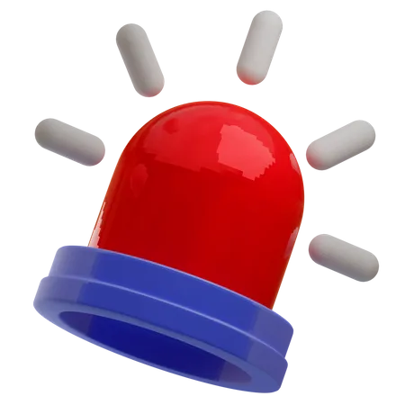 Emergency Siren  3D Icon