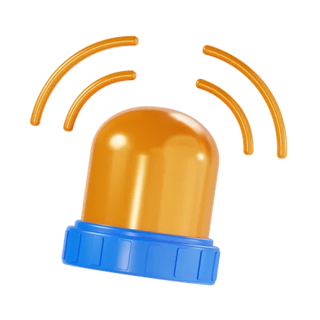 Emergency Siren  3D Icon