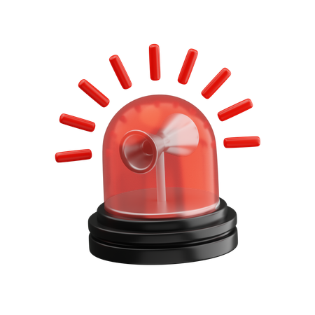 Emergency Siren  3D Icon