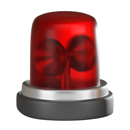 Emergency siren  3D Icon