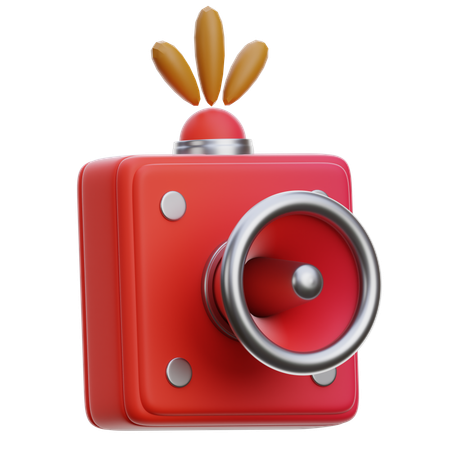 Emergency Siren  3D Icon