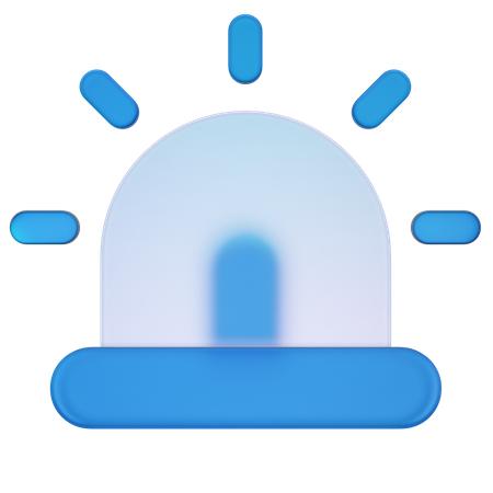 Emergency Siren  3D Icon