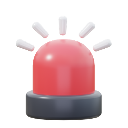 Emergency Siren  3D Icon