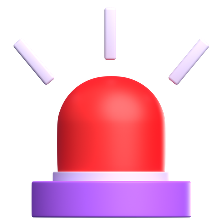Emergency Siren  3D Icon