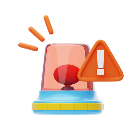 Emergency Siren  3D Icon
