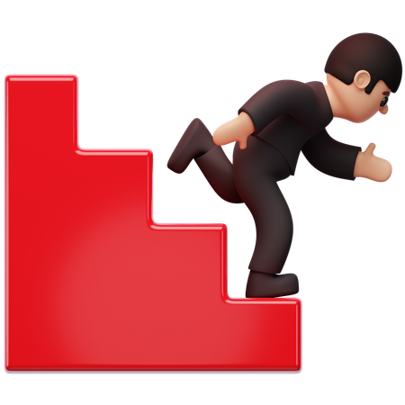 Emergency Stairs  3D Icon