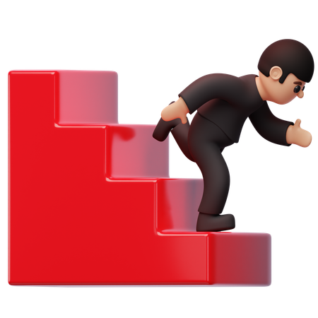 Emergency Stairs  3D Icon