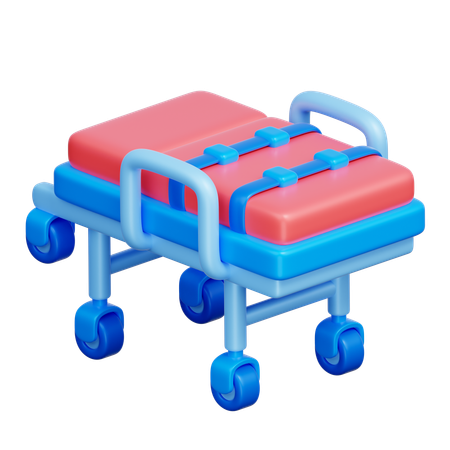 Emergency Stretcher Bed  3D Icon