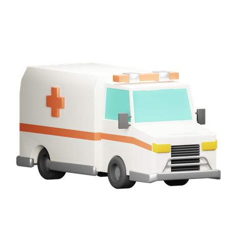 Emergency Vehicle 3D Icon
