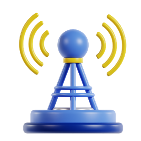 Émetteur de signaux  3D Icon