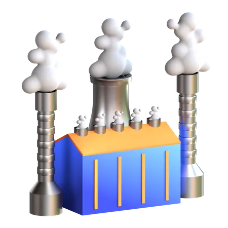 Emissions  3D Icon
