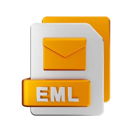 EML-Datei  3D Illustration