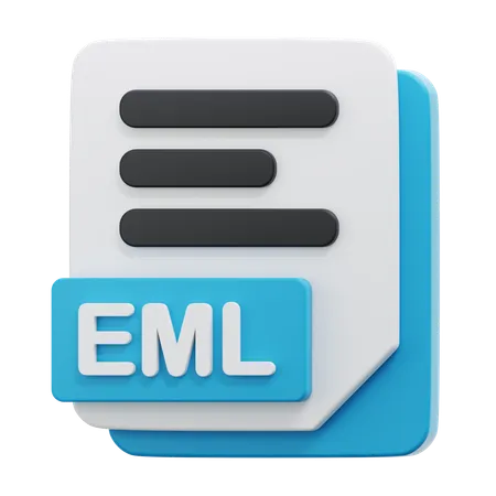 EML FILE  3D Icon