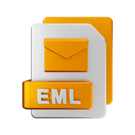 EML File  3D Illustration