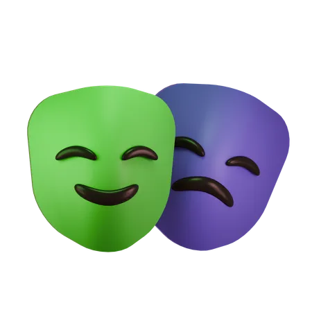 Emoções múltiplas  3D Icon