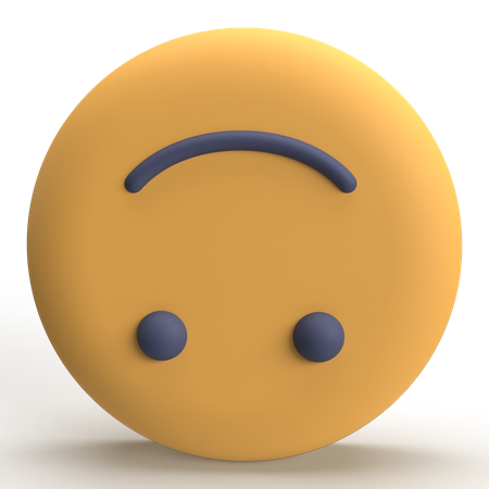 Emoji à l'envers  3D Icon