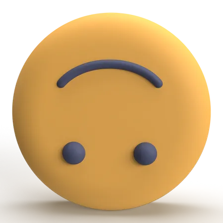 Emoji à l'envers  3D Icon