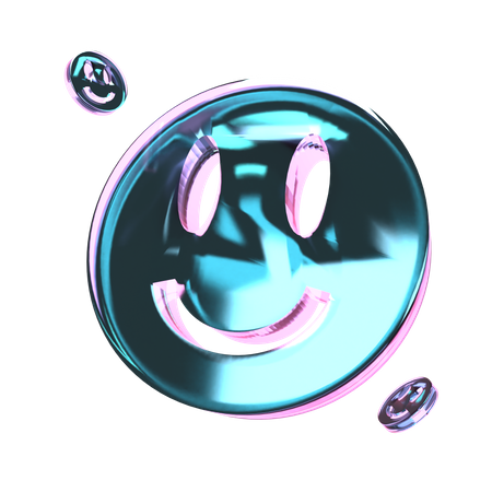 Emoji Abstract Shape 3D Icon