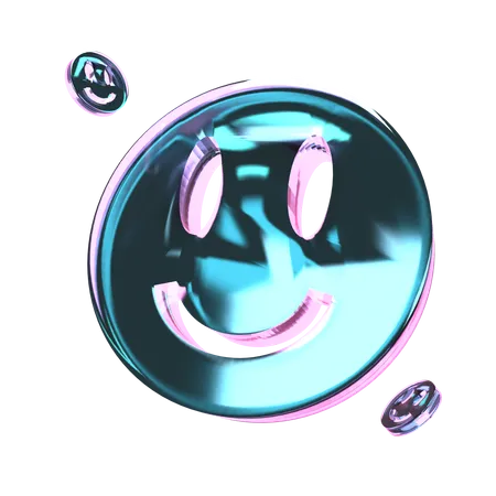 Emoji Abstract Shape 3D Icon