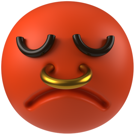 Emoji agitado  3D Icon