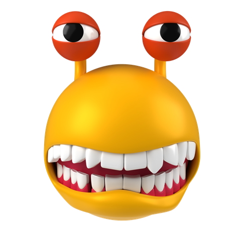 Emoji alienígena  3D Icon