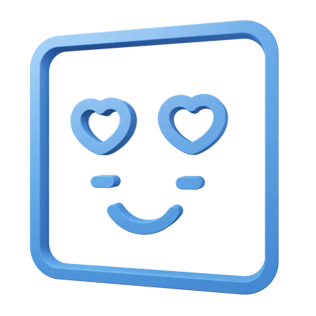 Amor emoji  3D Icon