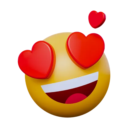 Amor emoji  3D Icon