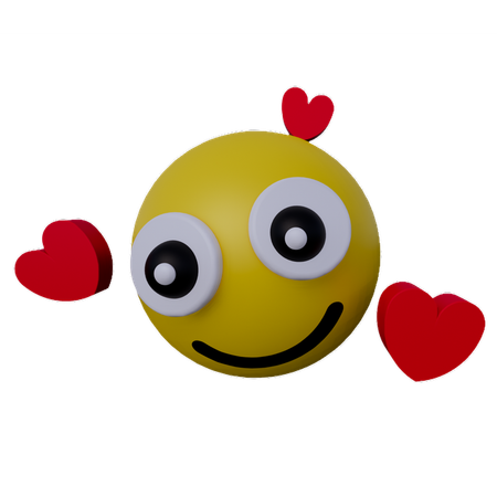 Emoji amoroso  3D Icon