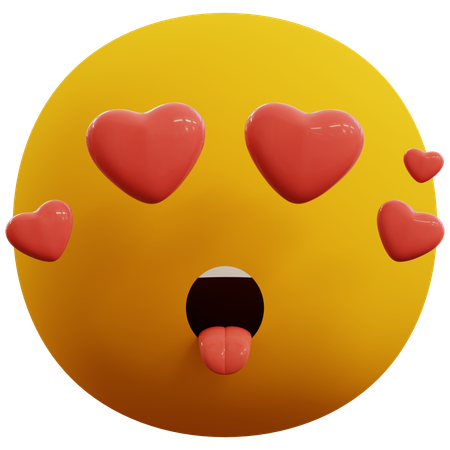 Emoji amour d'automne  3D Icon