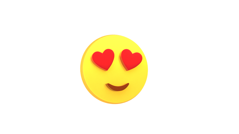 Emoji amoureux  3D Icon