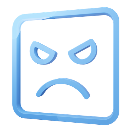 Emoji angry  3D Icon