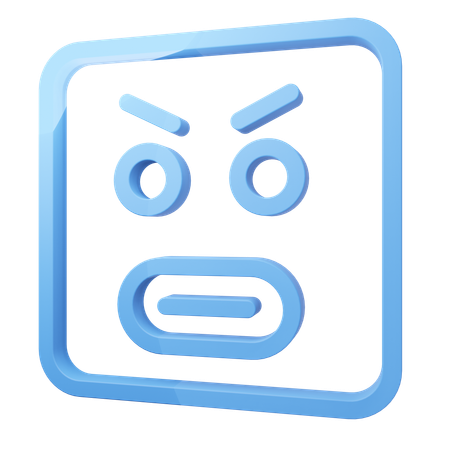 Emoji angry  3D Icon