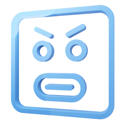 Emoji angry  3D Icon