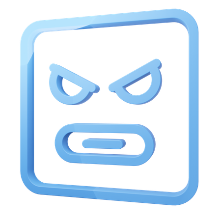 Emoji angry  3D Icon