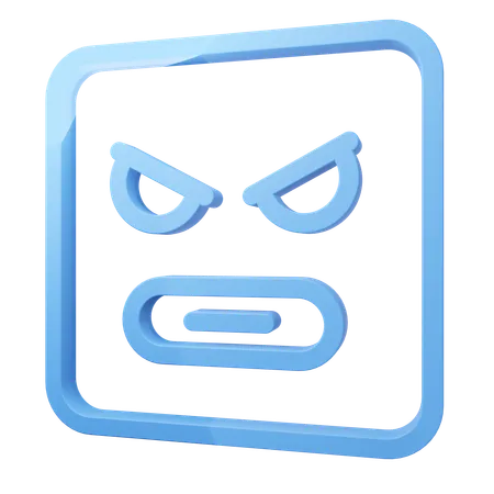 Emoji angry  3D Icon