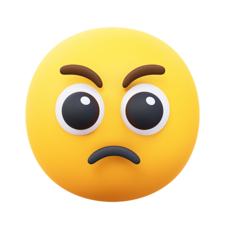 Emoji Angry  3D Icon