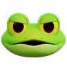 Emoji Angry Frog