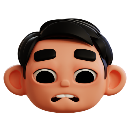 Emoji ansioso  3D Icon