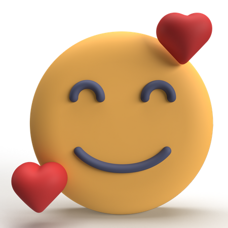 Emoji apaixonado  3D Icon