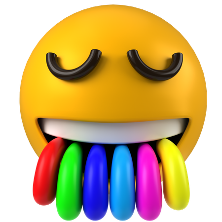 Emoji arc-en-ciel  3D Icon