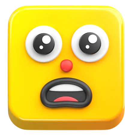 Emoji atordoado  3D Icon