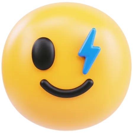 Emoji Blinking  3D Icon