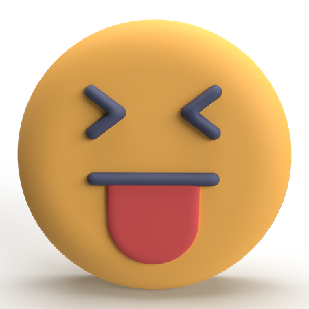 Emoji burlón  3D Icon