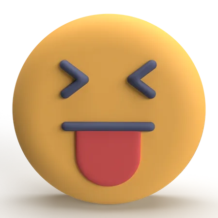 Emoji burlón  3D Icon