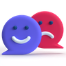emoji chat 3d logos