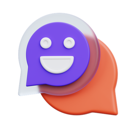 Emoji Chat  3D Icon