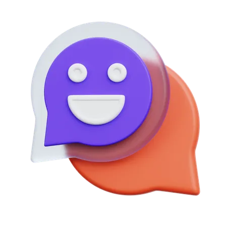 Emoji Chat  3D Icon